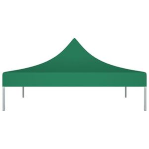 TONNELLE - BARNUM Toit de tente de réception 3x3 m Vert 270 g/m² FAS