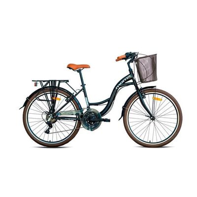 Roue de vélo VTC arrière M240 aluminium moyeueu pour disc 6 trous pour cassette Velox Disc-V-B Shimano-Sram 10-9V. - noir - 700 x - Sport