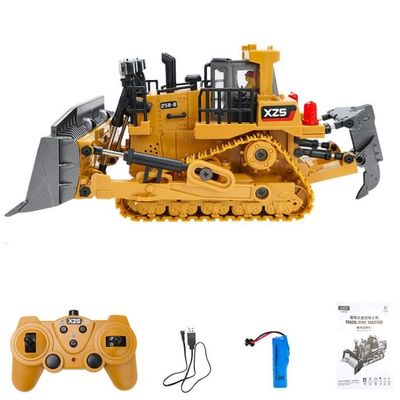 Mostop Bulldozer RC Échelle 1/16 - 9 Canaux Télécommandé Avec Son Et Lumière