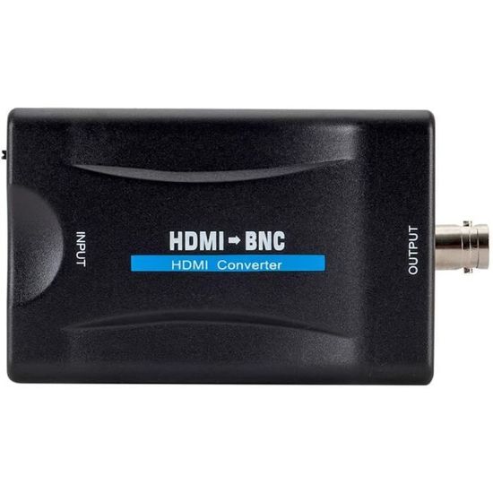 Convertisseur de signal vidéo composite HDMI vers BNC VHS Lecteur DVD