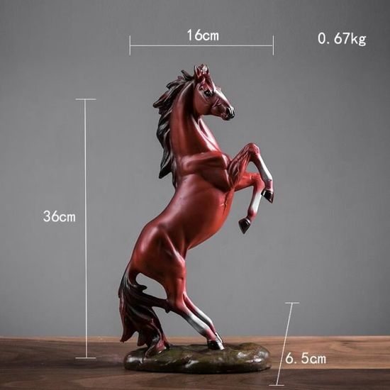Cheval brun rougeatre outlet