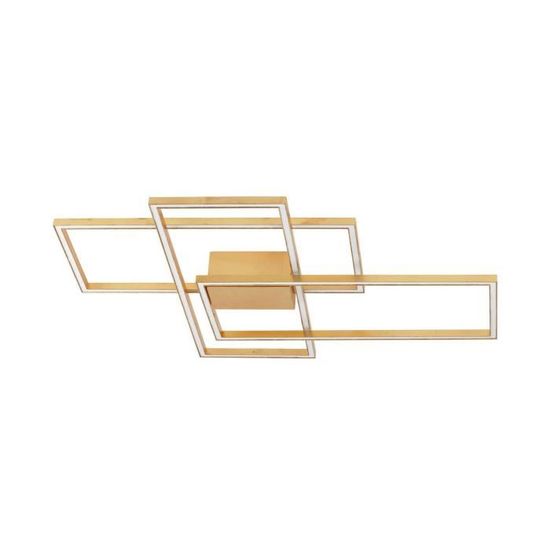 Merano Atlanta Luminaire Semi Encastré LED Intégré Feuille d'Or ...
