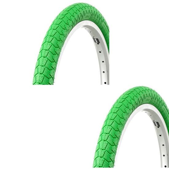 Paire De Pneus ALTALINE 20 X 1.95 Vert Pour BMX - Neufs Sous Emballage - Style X-PERFORMER