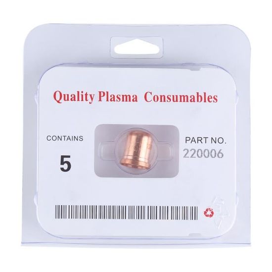 Buses De Coupe Plasma Série 45A - Lot De 20 Pièces Modèle 220930 - Pour Torche MAX65 - Cuivre Tellure
