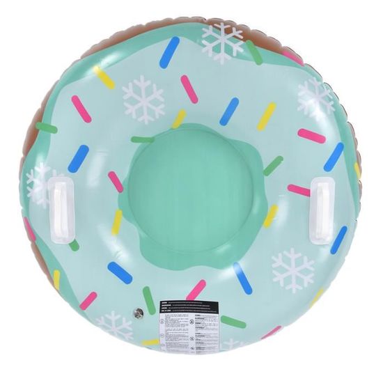 Luge à Neige Gonflable Pour 2 Personnes Avec Housse En Toile De