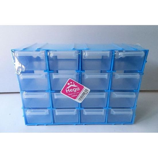 Boite rangement vis, boite vis plastique, petite boîte de rangement doutils  ajustable et détachable à 15 compartiments pour v - Cdiscount Bricolage