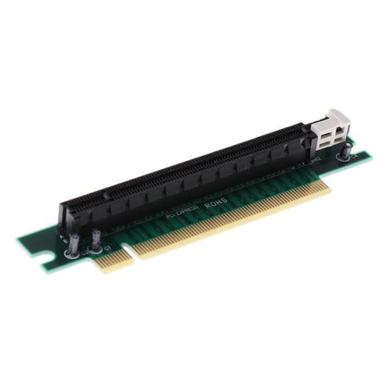 Qiilu carte graphique 1X à 16X PCIe Carte Riser PCIE 1X à 16X 4