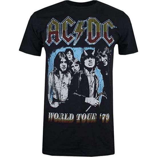 T-shirt Noir Primark Homme Taille M - Coton - Manches Courtes Col Ras - Très Bon état