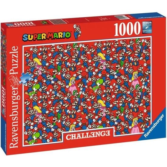 Puzzle 1000 pièces - Super Mario - Ravensburger - Dessins animés et BD - Adulte