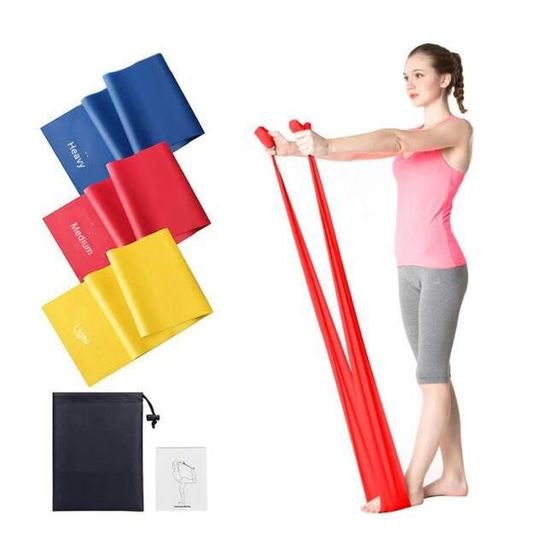 Bande De Résistance MEDIA WAVE – Yoga Pilates Fitness – TENSION BELT 410358