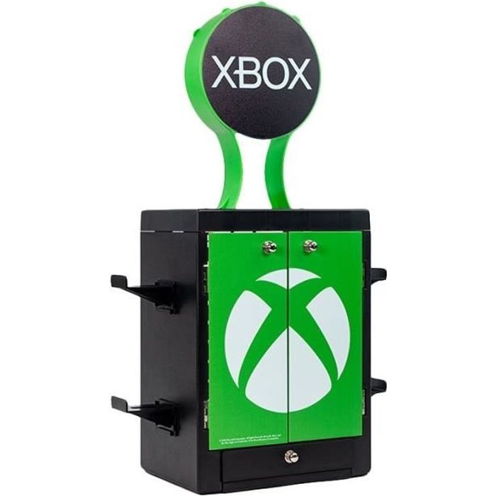 Casier tout-en-un XBOX OFFICIAL - Pour jeux vidéo + casques + manettes et câbles