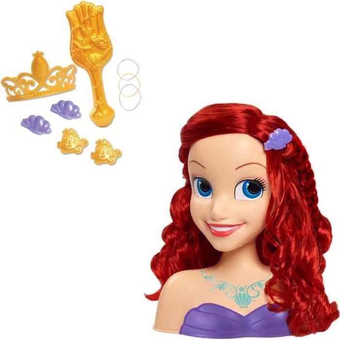 Tête de coiffure Princesse Disney pour Ariel Just Play