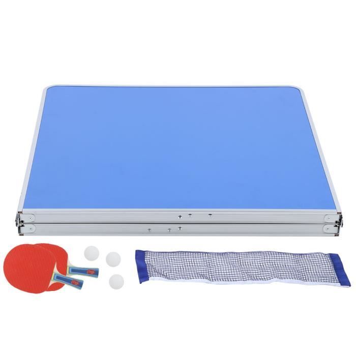 Table de tennis de table pliable Accessoire d'intérieur durable de ping-pong réglé