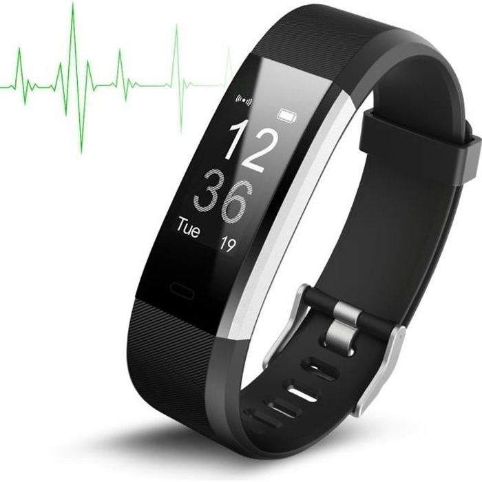 Montre Connectée Cardio Smartwatch Podometre Bracelet Connecté Homme Femme