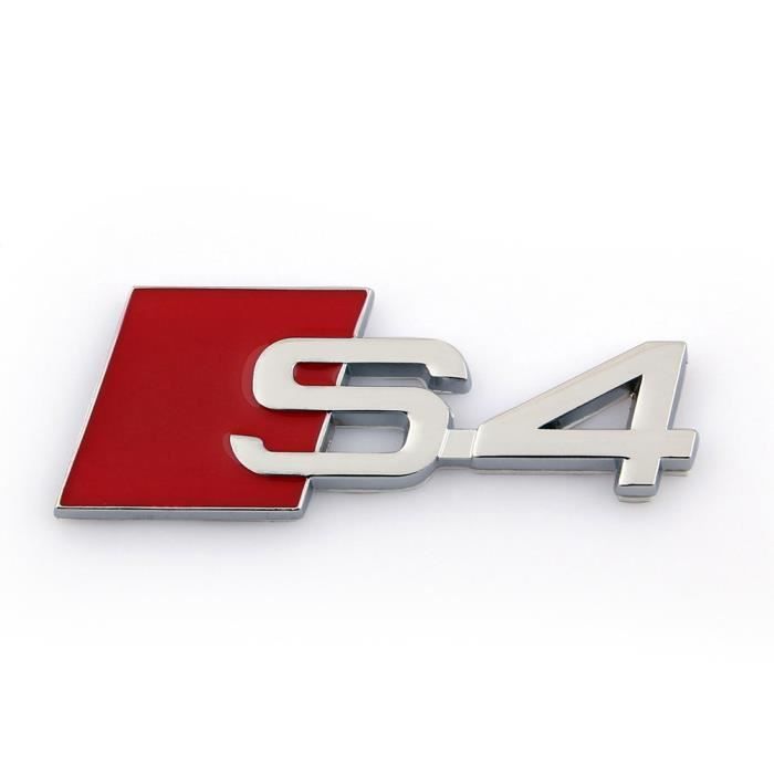 3D emblème d'insigne Metal S line Sline S4 Pour Audi