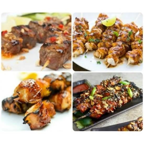 Colis brochettes mixte Halal - 4KG