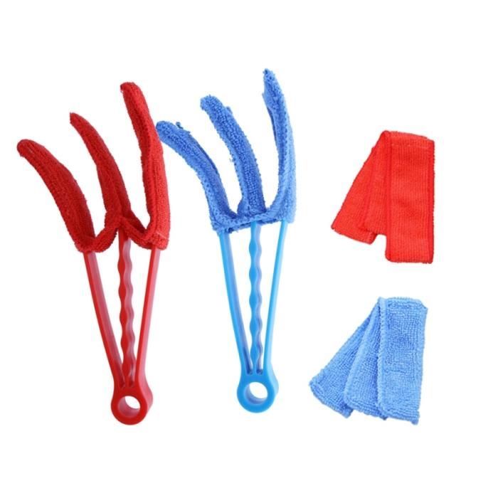 4 pièces fenêtre store nettoyant lavable Duster brosse de nettoyage pour porte barrière ACCESSOIRES ENTRETIEN - PIECES ENTRETIEN