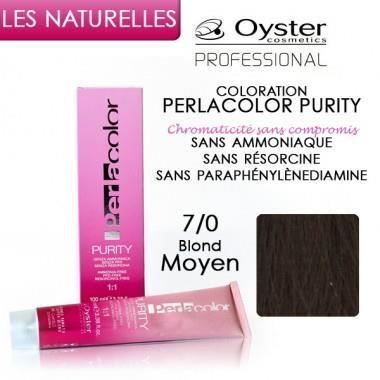Oyster coloration Purity - 7/0 Blond moyen 100ml