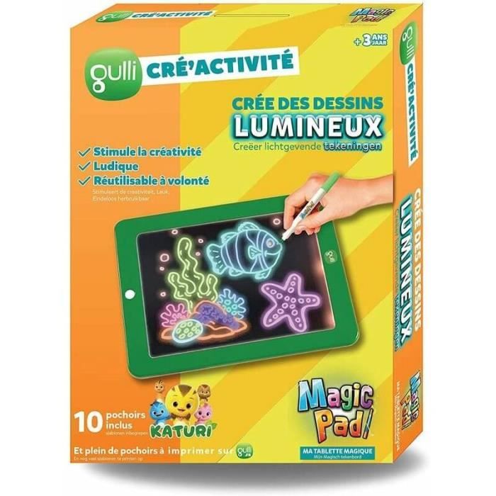 Tablette Dessin - Magic Pad (+30 pochoirs)