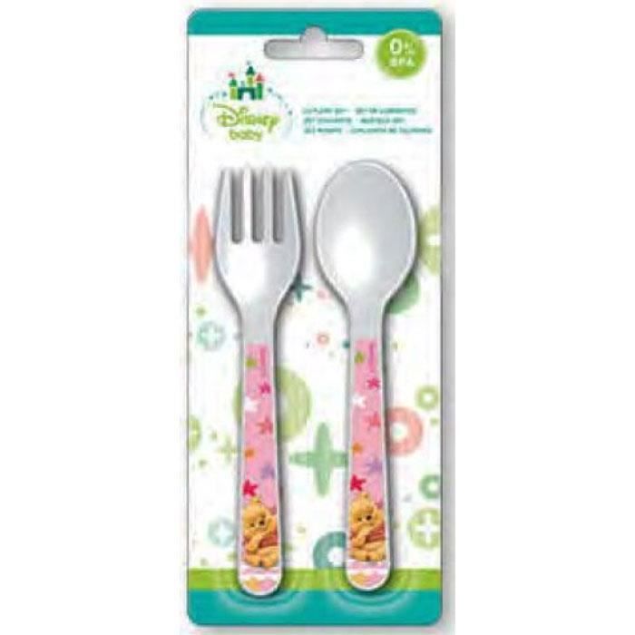 Set de couverts plastique Winnie l'ourson