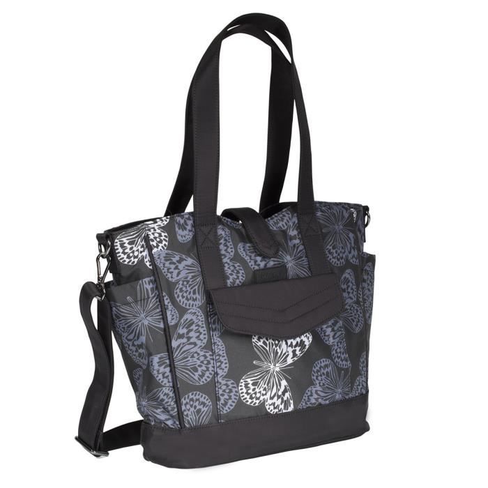 Isotoner-Sac cabas femme-Papillon dentelle