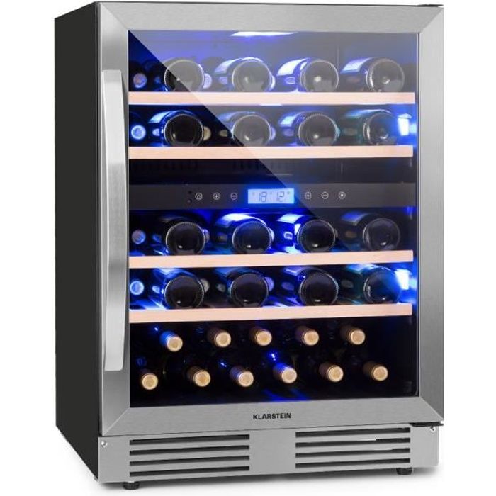 Cave à vin réfrigérée - Klarstein Vinovilla Duo43 - 129 litres / 43 bouteilles