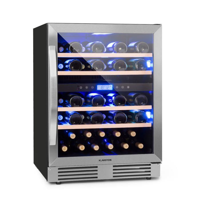 Cave à vin réfrigérée - Klarstein Vinovilla Duo43 - 129 litres / 43 bouteilles