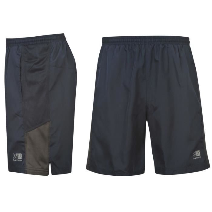 Karrimor Hommes Long Short Running Sport Stretch Poches Gym