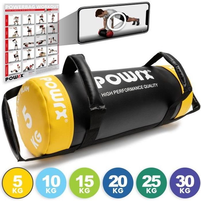 HPQ Power Bag différents poids et couleurs Poids: 5 kg