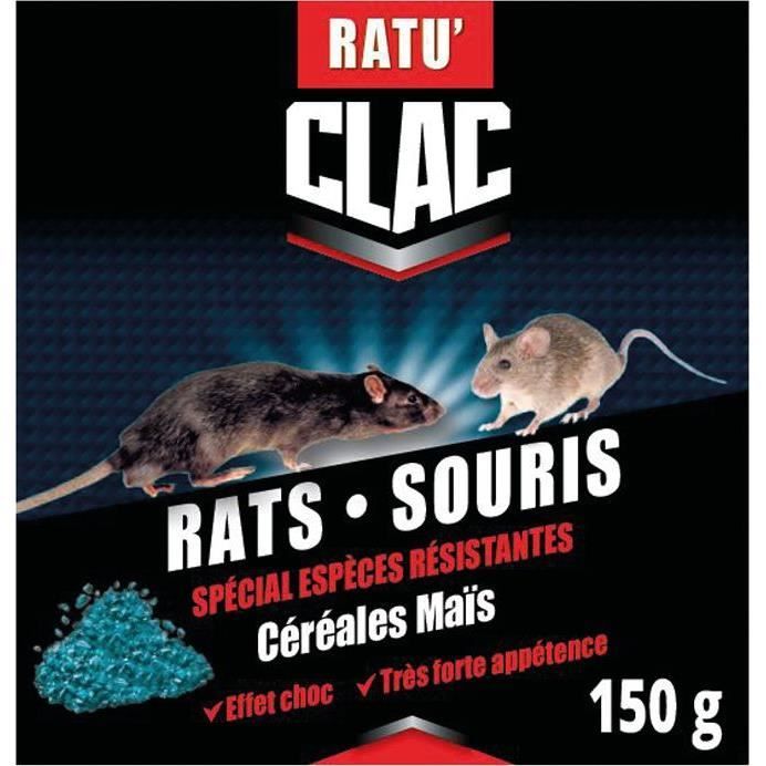 Rat-souris resistant cereale 150g