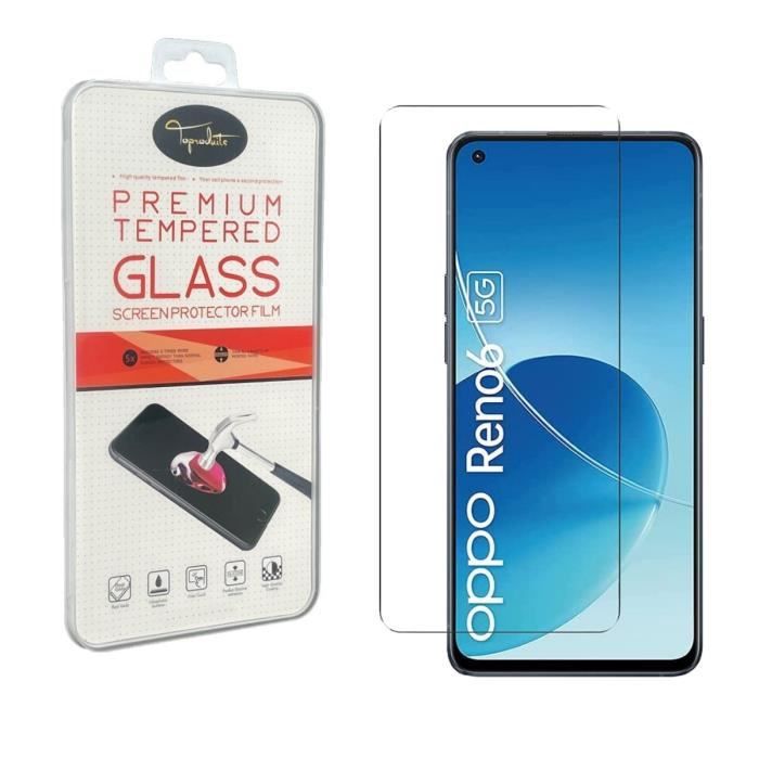 Film de protection 2.5D Verre trempé pour Oppo Reno 6 5G [Toproduits®]