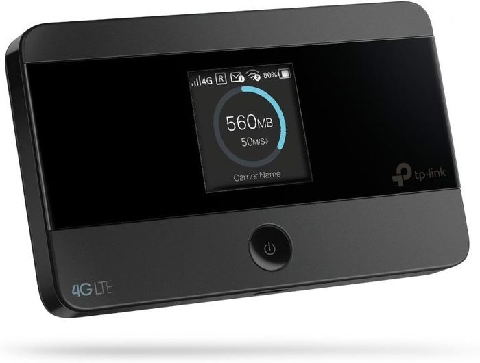 TP-Link Routeur Mobile 4G LTE Bi-Bande: 4G 150 Mbps, Wi-Fi de 300 Mbps Batterie 2000 mAh 1 Emplacement Carte SIM (M7350)