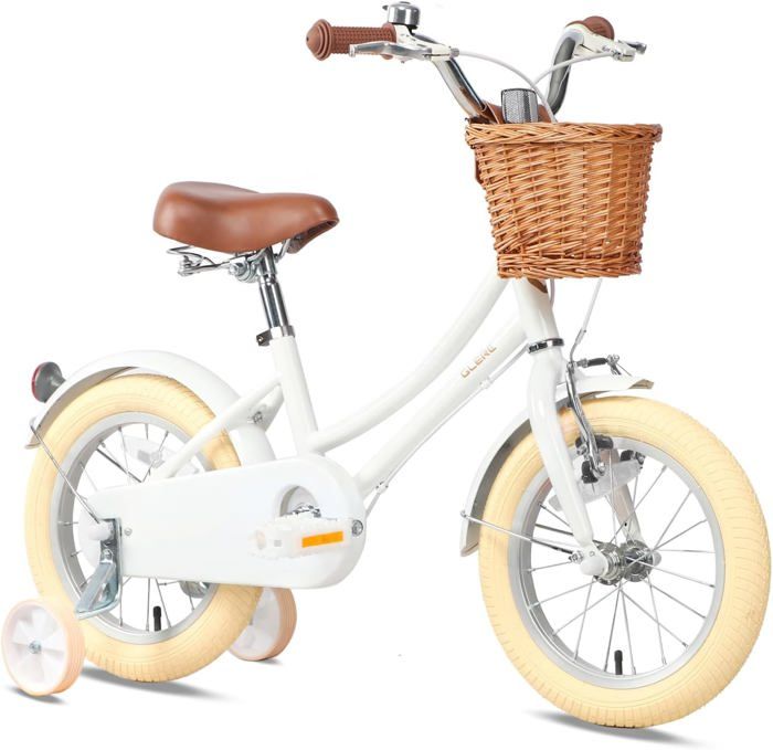 Vélo Enfant Glerc Freesia 12 Pouces - Pour 1 à 5 Ans - Vélo De Croisière - Neuf