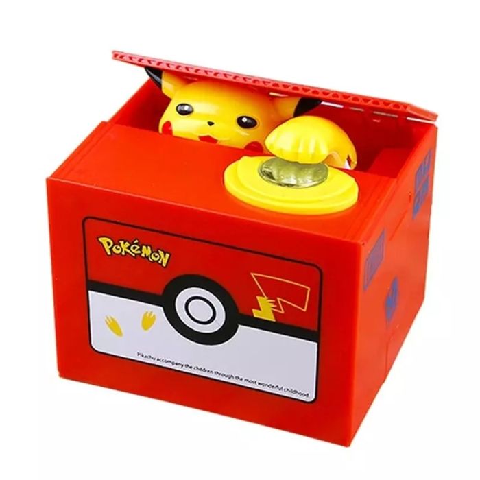 Tirelire Pokémon Figurine daction Anime Pikachu Tirelire Voler une pièce Tirelire