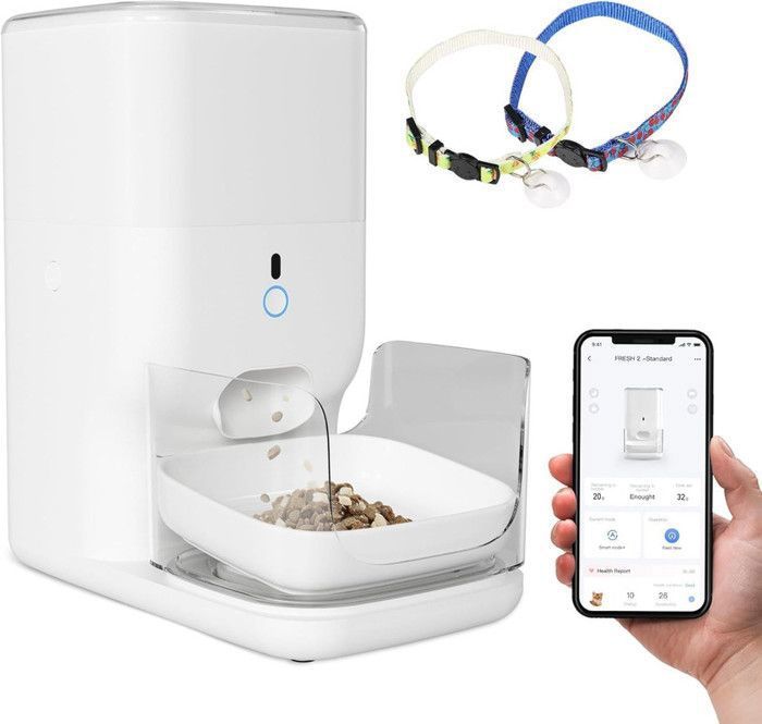 Comparer les prix de CATLINK Mangeoire automatique pour chats, rapport de santé du chat, détection multi-chats