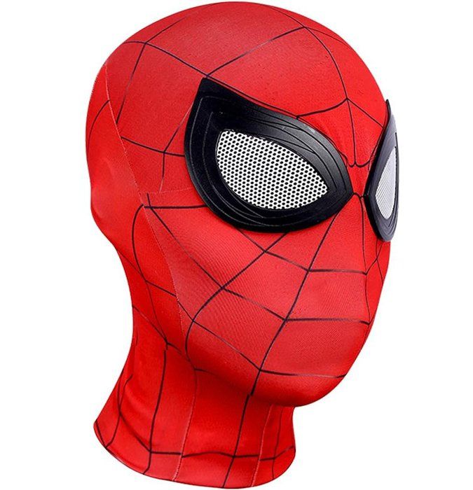 Masque Spiderman Adulte/enfant - Élastique, Respirant - Cosplay Halloween Et Anniversaire