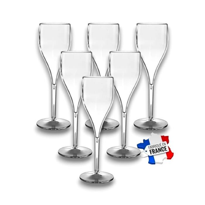 Cristal D'Arques Lady Diamond Weingläser 27cl – 6er-Set Aus Feinstem Kristallglas | Spülmaschinengeeignet