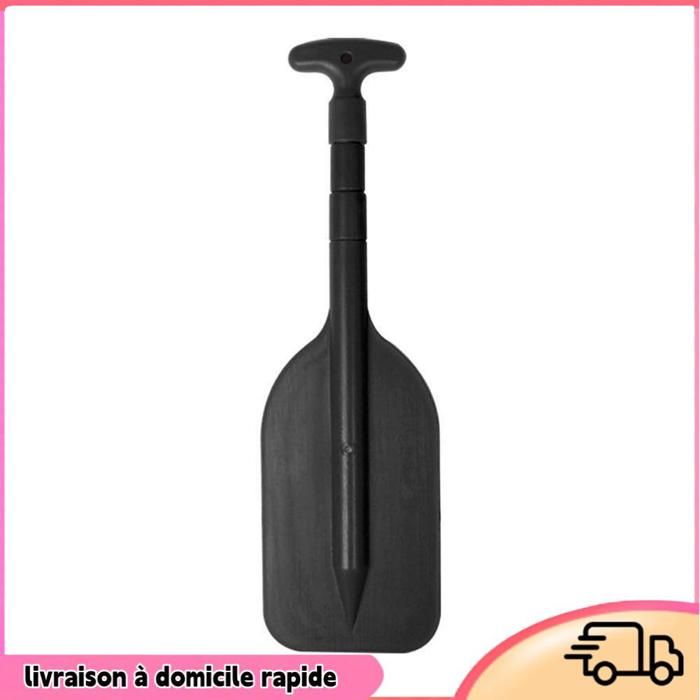 Pagaie Télescopique Avec Gaffe – Lalizas, Noire, Longueur 122-169 Cm, Pour Kayak Et Canoë