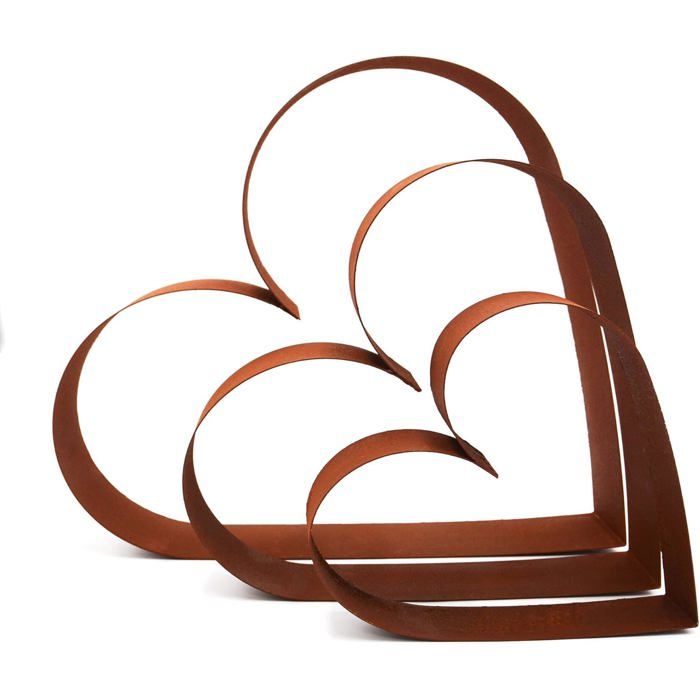 Plateaux décoratifs en bois Indio (lot de 3