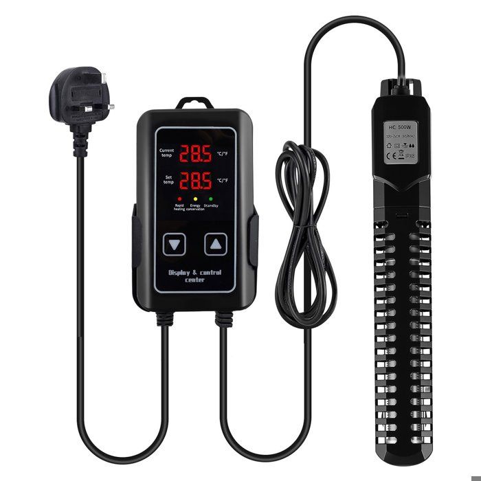Comparer les prix de Chauffage daquarium à température réglable 500 W avec Affichage numérique LED ventouses et Protection Contre la surchauffe