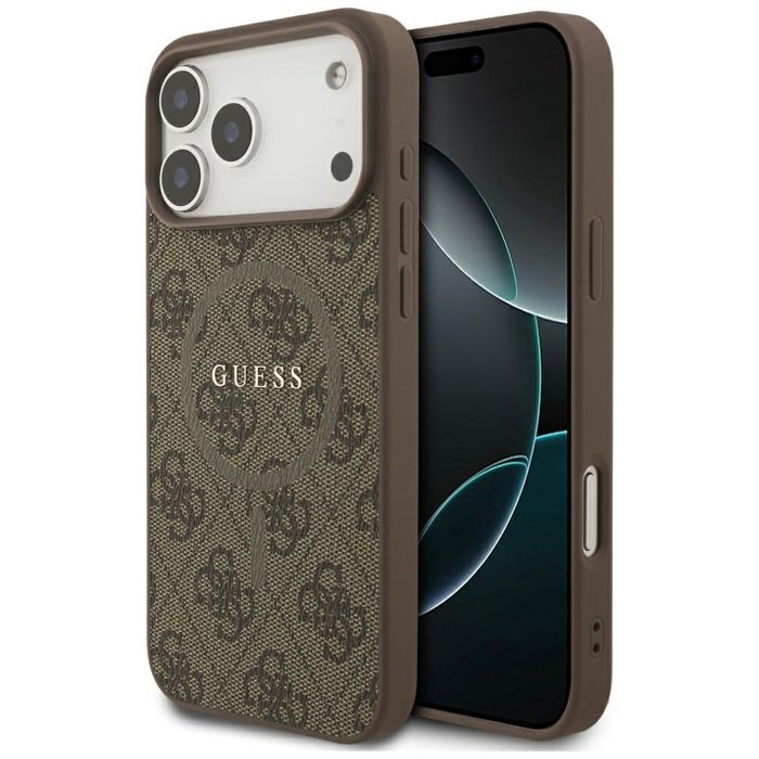 Coque Guess 4G Ring Classic Logo MagSafe pour iPhone 17 Pro