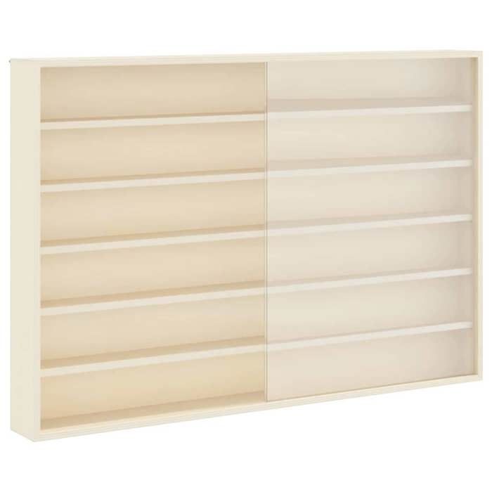 1 PC Vitrine murale - avec étagère Beige 80x8 5x54 cm Contreplaqué LL1578