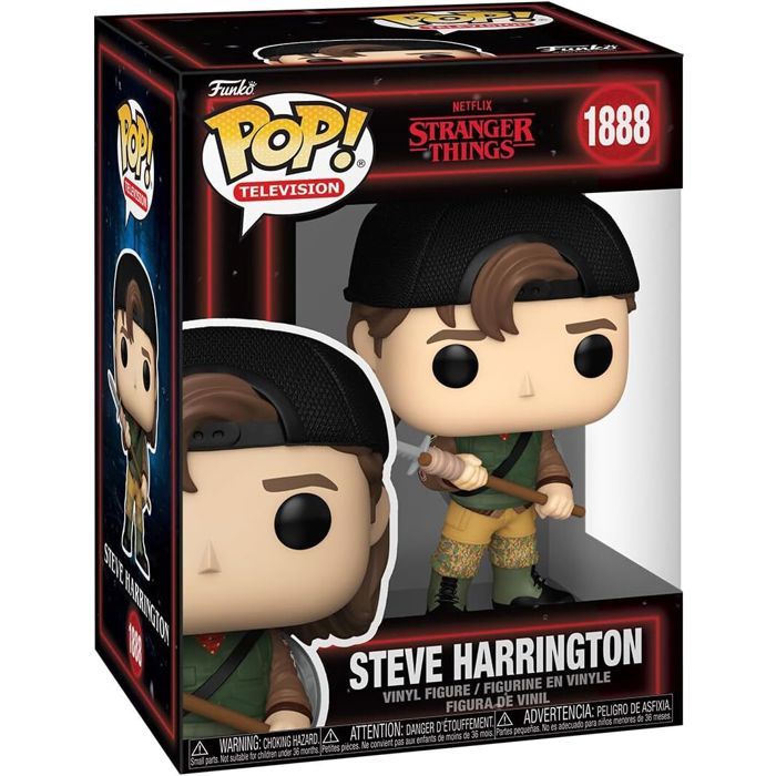 Figurine Funko Pop! N°1888 Stranger Things Steve Harrington Avec Lance