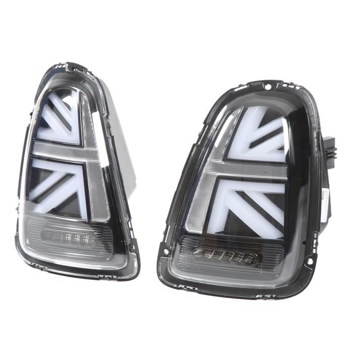 VLAND pour JCW Union Jack Full LED Feux arrière de remplacement de lentille transparente pour Cooper R56 R57 auto eclairage