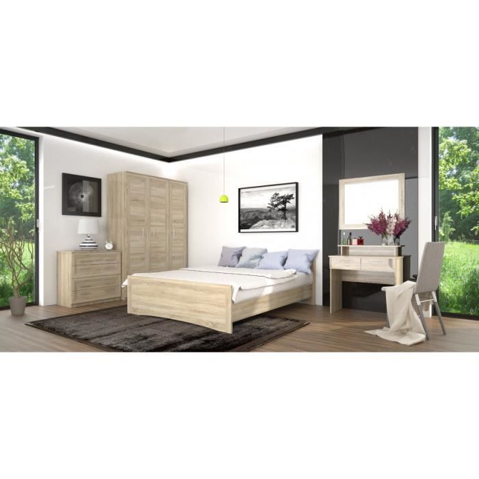 Chambre Complete Agatha Chene Clair 160 200 Cm Lit Chevets Commode Chambres Adultes Achat Vente Commode De Chambre Chambre Complete Agatha Chene Soldes Sur Cdiscount Des Le 20 Janvier Cdiscount