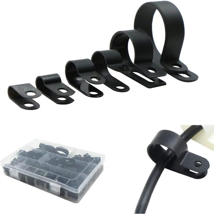 100 Attaches Câbles Autoagrippantes - Sangles Réutilisables 12x200mm Pour Rangement