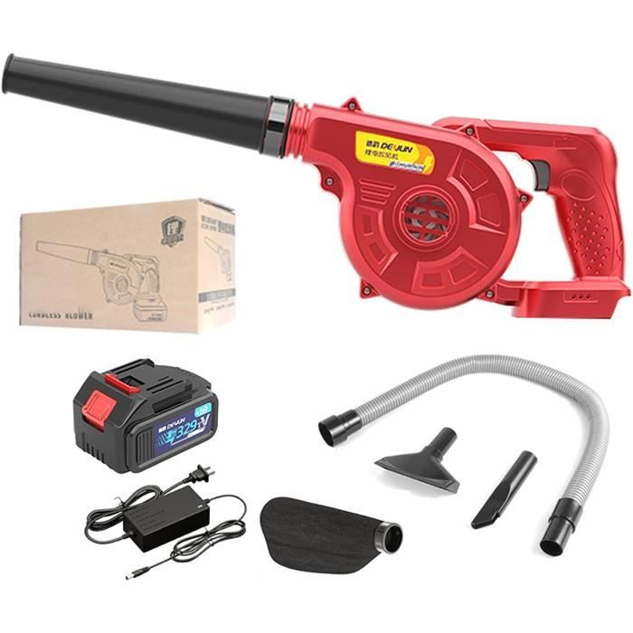 Souffleur De Feuilles 61m/s, Débit D'air 2,8 M³/Min Aspirateur