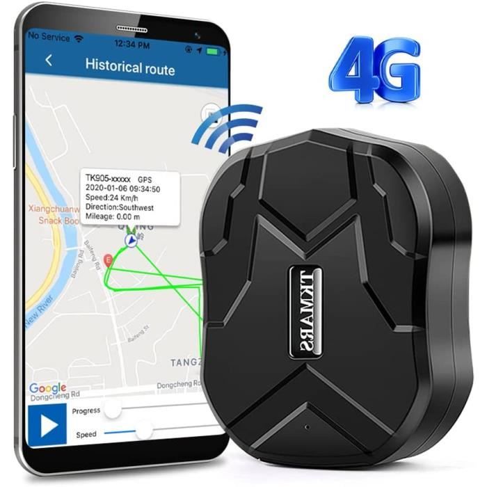 Traqueur GPS Voiture 4G Magnetique Valise GPS Tracker Voiture