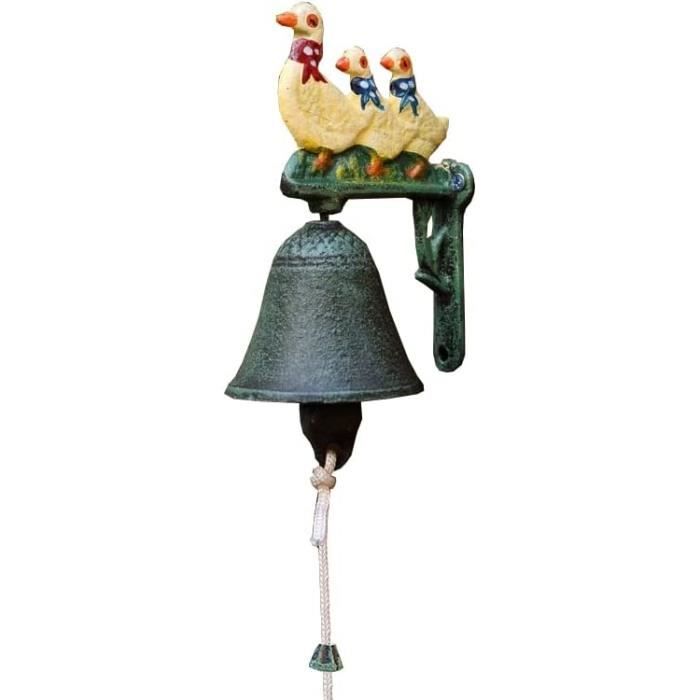 CLOCHES DE DÎNER Pour L'intérieur Décoration Jardin Sonnette En Fonte