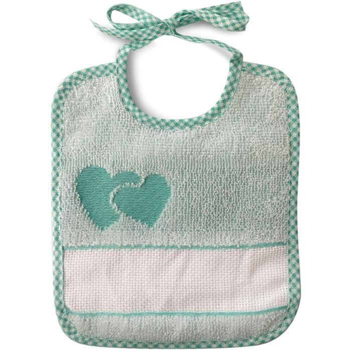 Le Repas De Bebe Bavoir En Eponge 100 Coton Pour Bebe Avec Fermeture Par Elastique Ou Lacets Bord Colore A Carreaux Et Cdiscount Puericulture Eveil Bebe